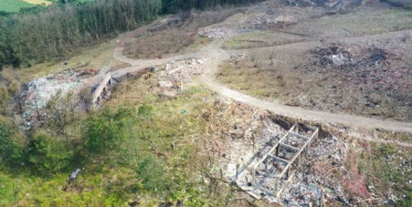 Havai Fişek Fabrikasındaki Patlamayla Oluşan Hasar Havadan Görüntülendi