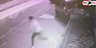 Freni Patlayan Kamyonet Markete Girdi