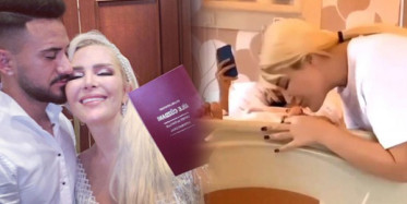 Selin Ciğerci Ameliyat Olan Eşinin Ayaklarını Öptü	