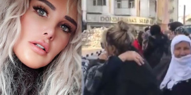 Seren Serengil Elazığ'da Depremzedeler İle Buluştu