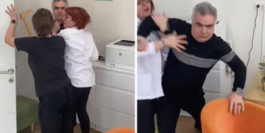 Sinirlenen Doktor Hastaya Saldırdı!