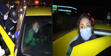 Sokağa Çıkma Yasağında Takside Alkol Kullandı