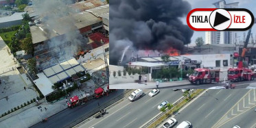 Son dakika: İstanbul Kartal'da Korkutan Yangın Meydana Geldi! Restoran Alev Alev Yandı