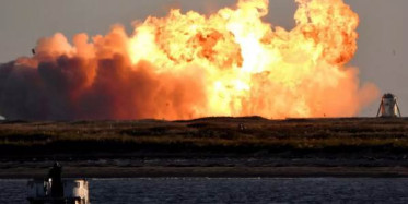 SpaceX'in Mars Roketi StarShip İniş Yaparken Havaya Uçtu