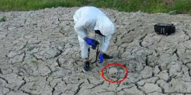 Sulama Kanalındaki Balçıktan İnsan Kafatası Çıkarıldı