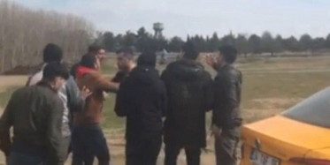 Edirne'ye Giden Göçmenler ile Taksiciler Arasında Kavga