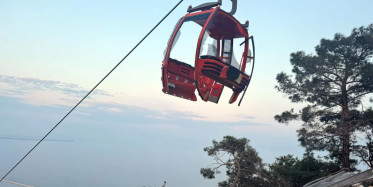 Teleferik faciasının oluşturduğu tahribat havadan görüntülendi!