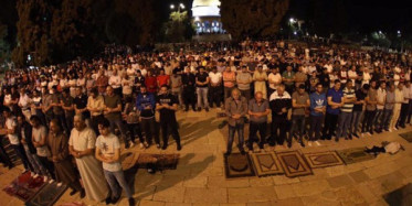 Mescid-i Aksa'da İlk Teravih Namazı Kılındı