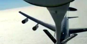 Türk Hava Kuvvetleri, NATO’ya ait uçağa havada yakıt ikmali yaptı