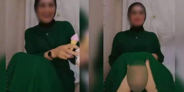 TikTok üzerinden açtığı yayında soyunan kadına tepkiler büyüyor