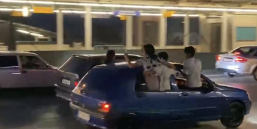 Bursa’da Asker Uğurlama Konvoyunda Trafiği Tehlikeye Atarak Paniğe Neden Oldular