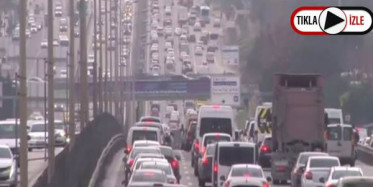 Yasağa Saatler Kala İstanbul'da Trafik Yoğunluğu Arttı