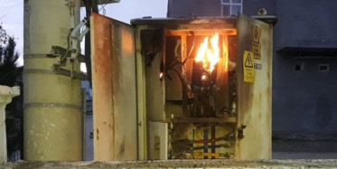 Diyarbakır'da Trafo Patladı