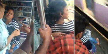 Trenden Düşen Kadın Yolcu Korkuttu