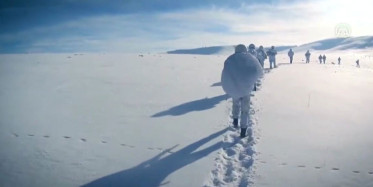 TSK'nın Kars'ta Gerçekleştirdiği 'Kış-2021 Tatbikatı' Devam Ediyor