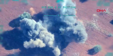 TSK'nın Esed Rejimini  Vurduğu Görüntüler