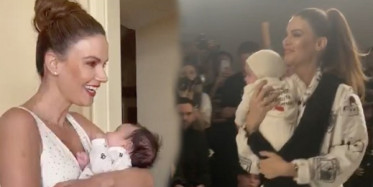 Tülin Şahin Kızı Siena Leyla İle Podyuma Çıktı