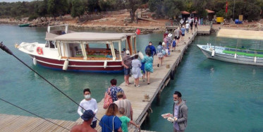 Turistler, Bodrum'un Keyfini Sürüyor