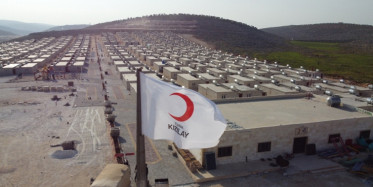 Türk Kızılay'ından İdlib'e 750 Briket Ev!