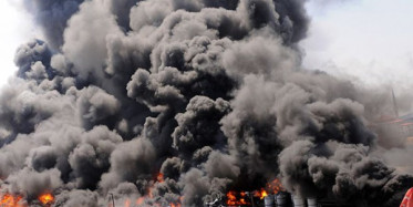 Tuzla'da Fabrika Yangını