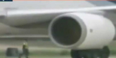 Uçağın Motoru Teknisyeni Öğüttü!