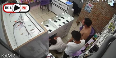 Üsküdar'da İş Yerini Karga Basınca Patron Kaçacak Yer Aradı