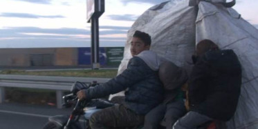 Hareket Halindeki Motosiklette Uyudu