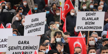 Van’da Teröre Lanet İçin Yürüyüş Yapıldı