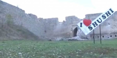 Şuşa'da İlk Bayrak Dalgalandı!