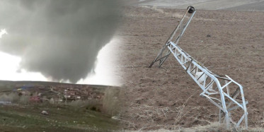 Yozgat’ta Hortum Korkusu