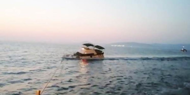 Yunanların Ateş Açtığı Teknenin Batış Anı