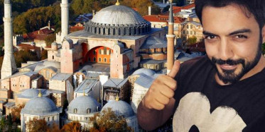 Yusuf Güney Ayasofya Camii Açılışında